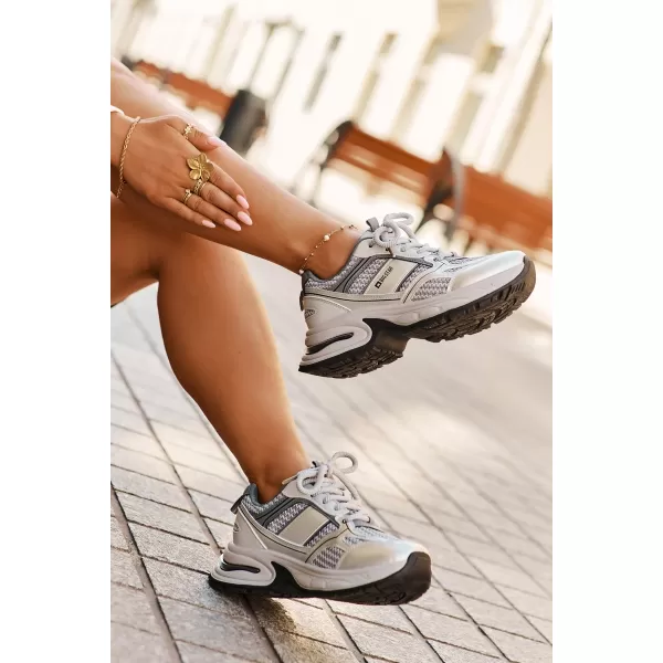  Damen-Sneaker BIG STAR RR274A193 GRAU Big Star Shoes 