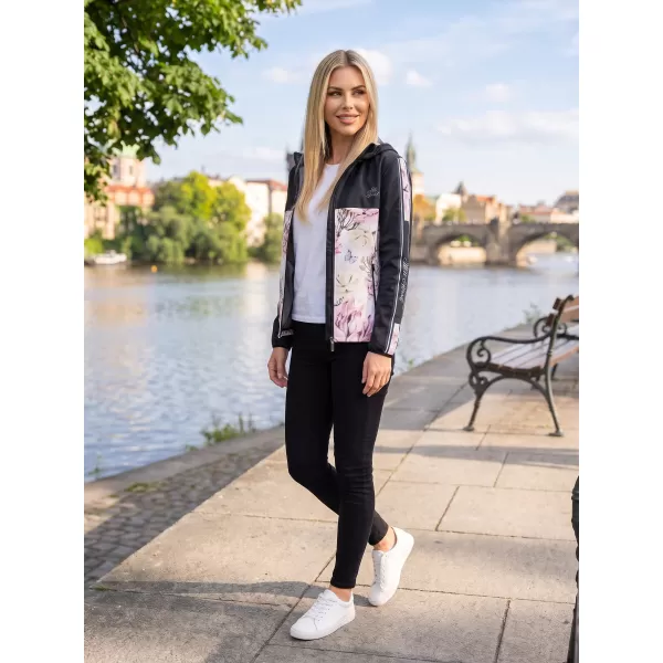  Premium-Softshelljacke für Damen ALTISPORT VOJ/ALW008JACK01 SCHWARZ 