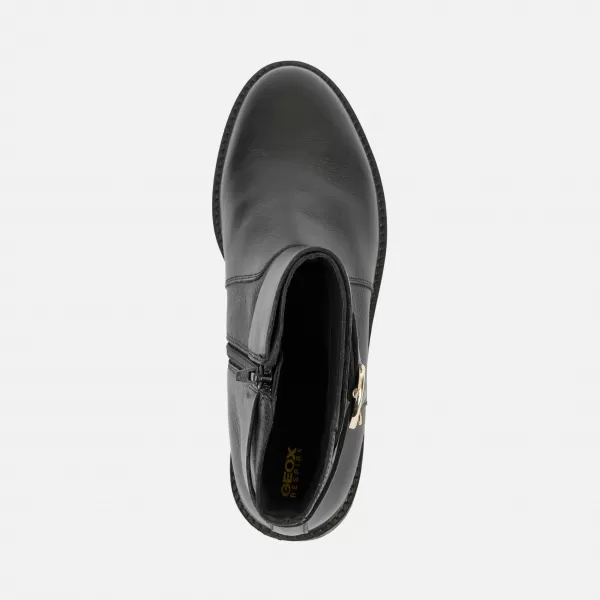  Damen-Stiefeletten GEOX HOARA G004352 SCHWARZ 