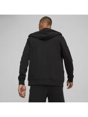Herren-Sweatshirt PUMA TEAMGOAL CASUALS HOODED JACK 658595_03 PUMA SCHWARZ/PUMA WEIß