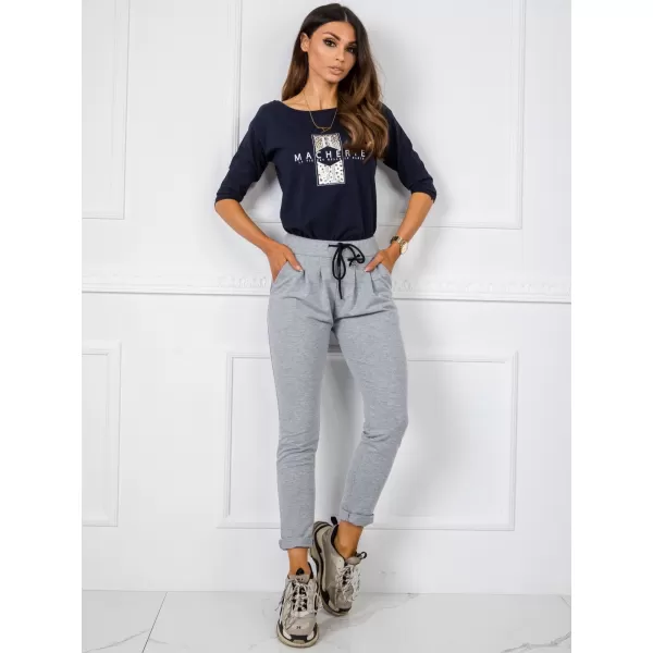  Damen-Jogginghose BASIC FEEL GOOD TP-DR-5477.88 GRAU 