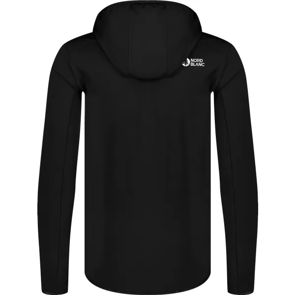  Powerfleece-Sweatshirt für Herren NORDBLANC BRACKEN NBWFM8286 SCHWARZ 