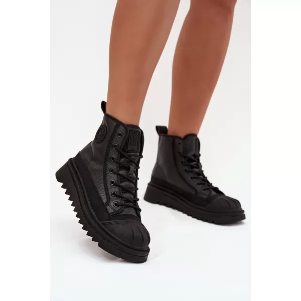  Damen-Sneaker BIG STAR OO274A355 SCHWARZ Big Star Shoes 