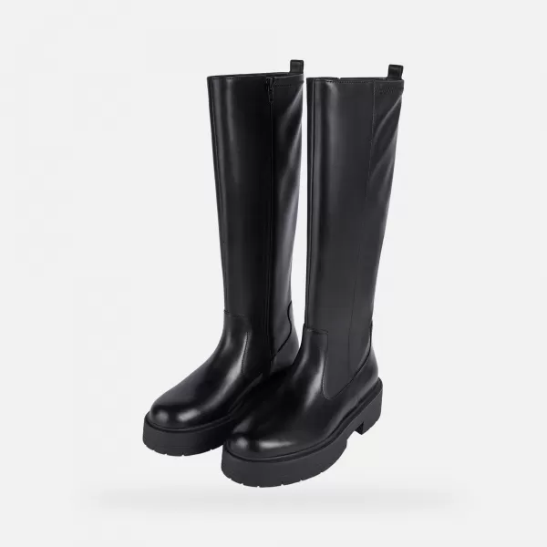  Damenstiefel GEOX SPHERICA EC7 G004247 SCHWARZ 