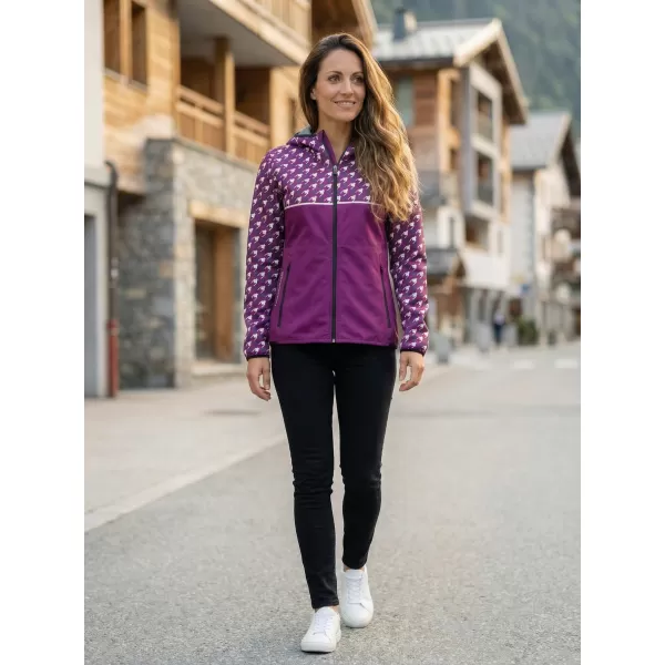  Premium-Softshelljacke für Damen ALTISPORT VOJ/ALW048JACK01 LILA 