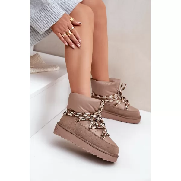  Schneemänner für Frauen D.FRANKLIN DFSH375003 TAUPE 