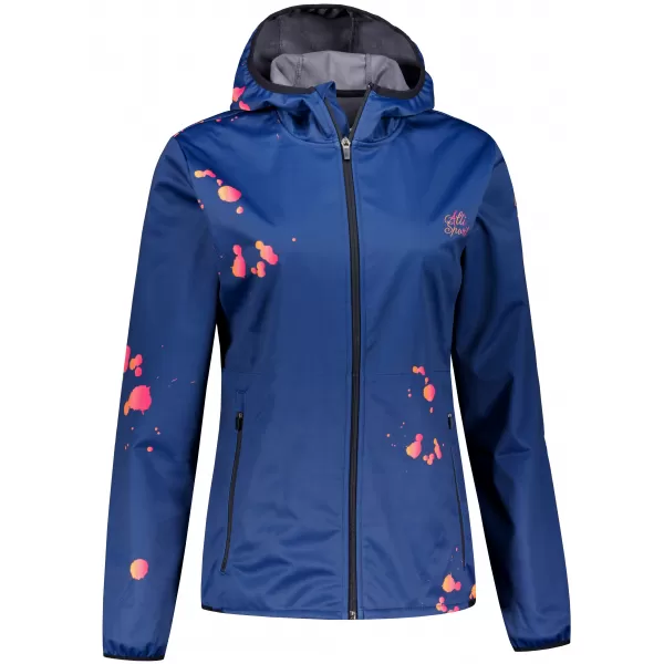  Premium-Softshelljacke für Damen ALTISPORT VOJ/ALW077JACK01 MARINEBLAU/ORANGE 