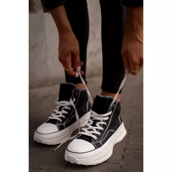  Damen-Sneaker BIG STAR OO274068 SCHWARZ Big Star Shoes 