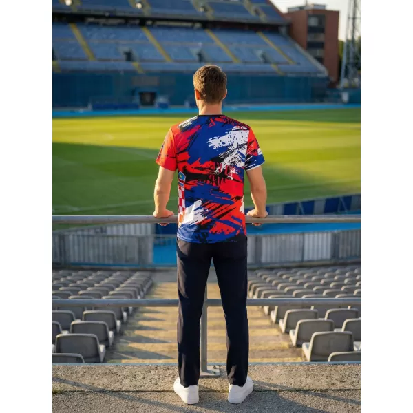  Premium-T-Shirt für Herren ALTISPORT VOJ/ALM036HR/TR01 STREIFEN 