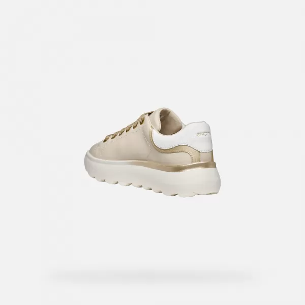  Damen-Sneaker GEOX SPHERICA EC4.1 G013146 CREMIG 