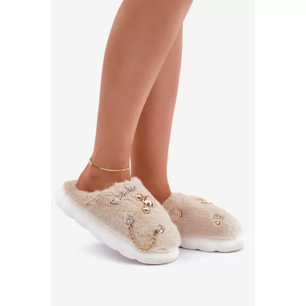  Damenhausschuhe BOTO IVELFEDI 35010 BEIGE 