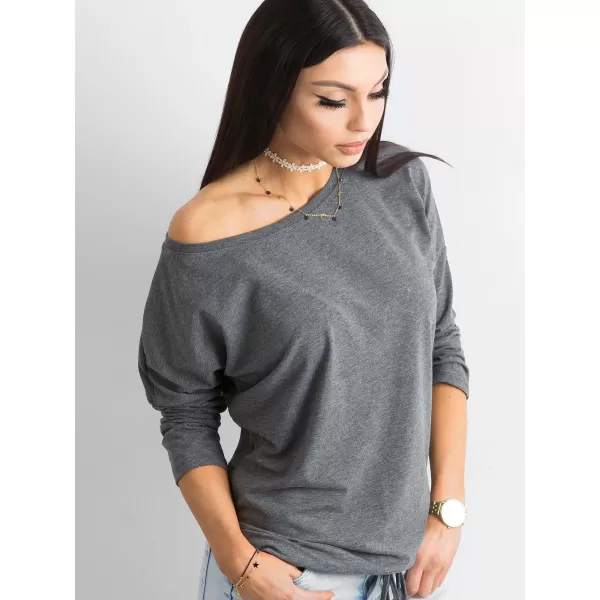  Damenbluse BASIC FEEL GOOD RV-BZ-4691.36P DUNKELGRAU 