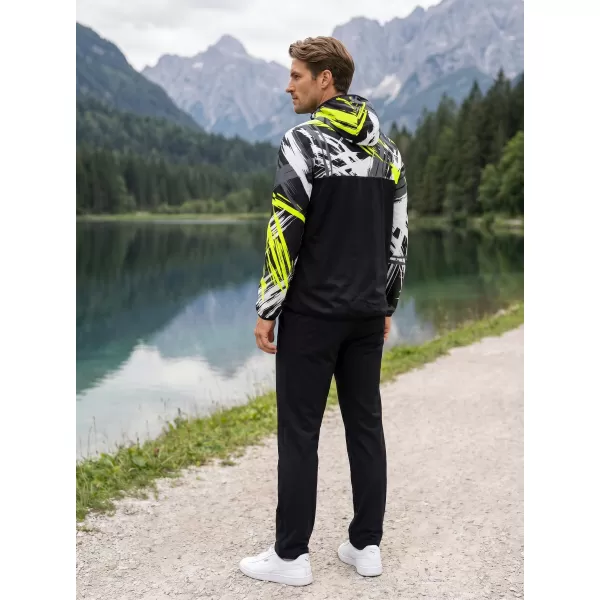  Premium-Softshelljacke für Herren ALTISPORT VOJ/ALM039JACK01 SCHWARZ UND GELB 