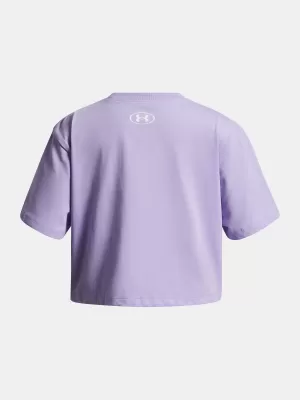 Mädchen-T-Shirt UNDER ARMOUR UA RIVAL SS 1389755-538 LILA