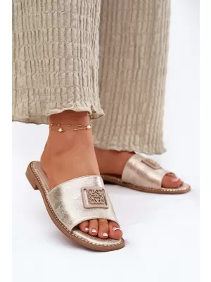 Damensandalen S.BARSKI KV51-089 HELLES GOLD