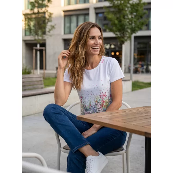  Damen-T-Shirt ALTISPORT HELINA WEIß 