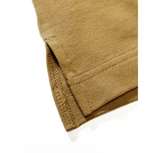  Herren-T-Shirt mit Kragen BRANDIT 4215 SAND 