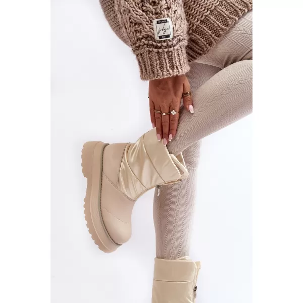  Schneemänner für Frauen GOE MM2N4079 BEIGE 