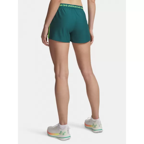  Damen-Shorts UNDER ARMOUR TECH PLAY UP SHORTS 1389882-338 GRÜN 