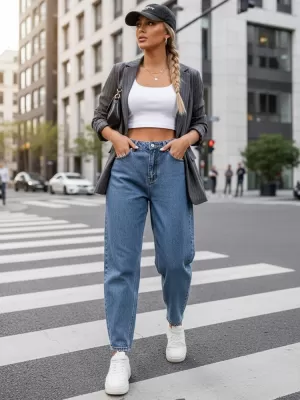 Damenhosen DSTREET UY2929 BLAU