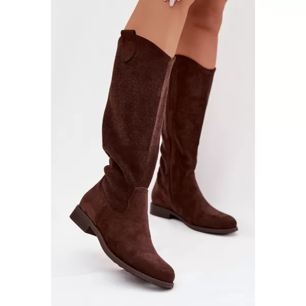 Damenstiefel S.BARSKI HY61-8022 BRAUN 