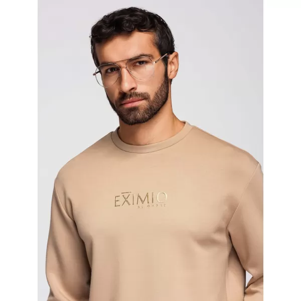  Herren-Sweatshirt OMBRE OM-SNBC-0199 BEIGE 