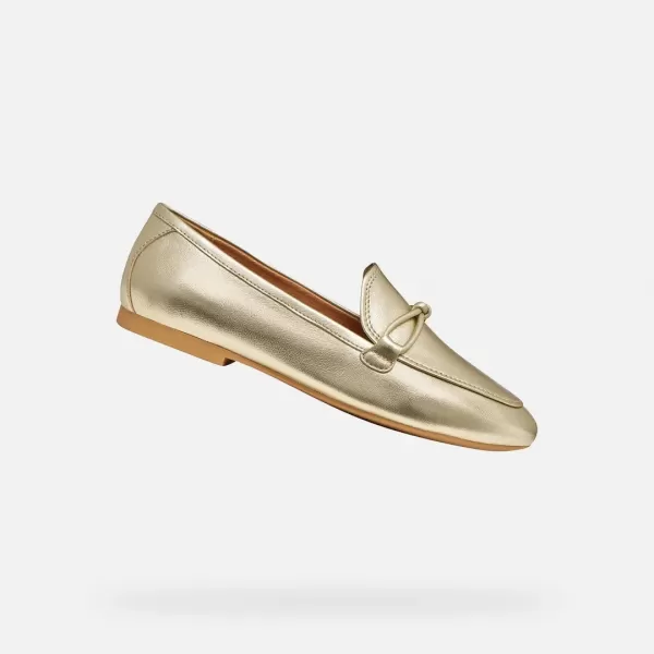  Damenmokassins GEOX NEW PALMARIA G012922 GOLDEN 
