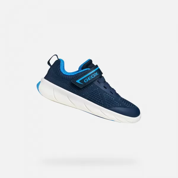  Turnschuhe für Jungen GEOX FOOT-RUN J65PDB06K9JCF44D BLAU 