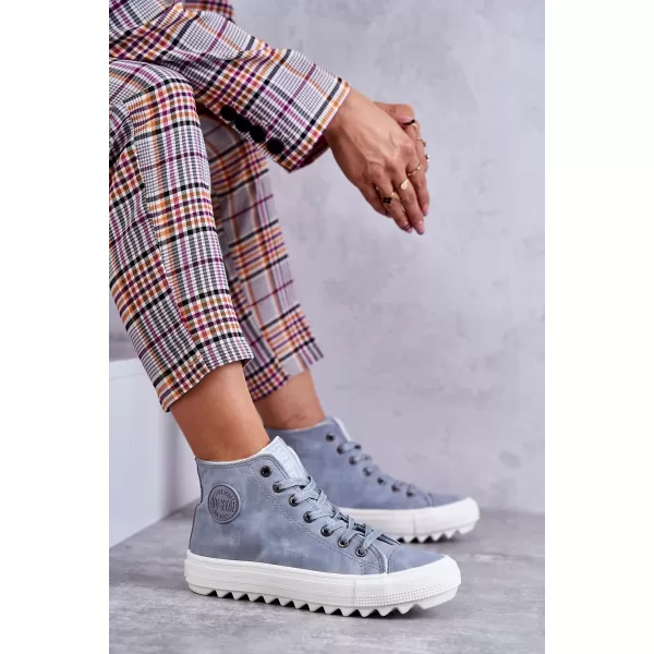  Damen-Sneaker BIG STAR EE274115 HELLBLAU Big Star Shoes 