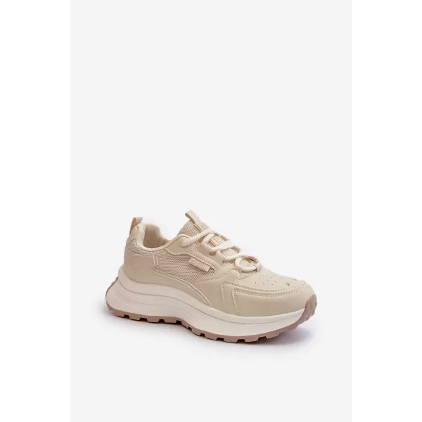  Damen-Sneaker BIG STAR NN274A105 BEIGE Big Star Shoes 