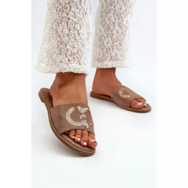  Damen-Flip-Flops S.BARSKI KV27-052 TAUPE 