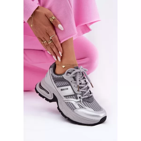  Damen-Sneaker BIG STAR RR274A193 GRAU Big Star Shoes 