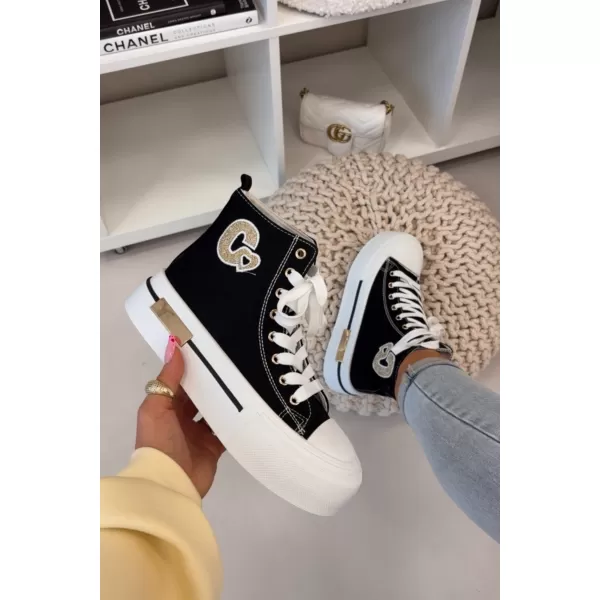  Damen-Sneaker BOTO MELORIA 41372 SCHWARZ 