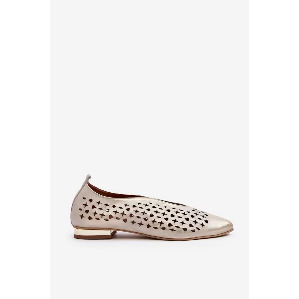  Ballerinas für Damen ZAZOO 2883 GOLD 