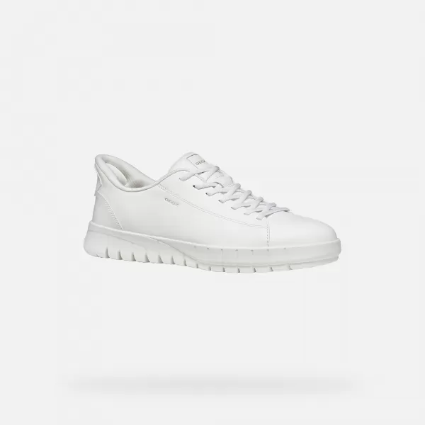  Herren-Sneaker GEOX FLEXTRIDE PLUS FAST IN G014650 WEIß 