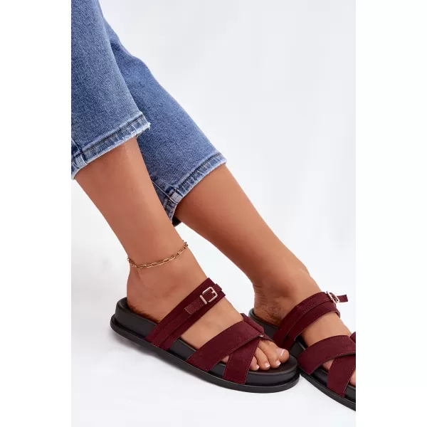  Damenhausschuhe BOTO SELORINA 41592 BURGUND 