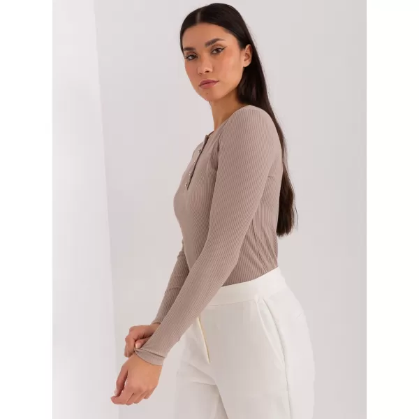  Damenbluse BASIC FEEL GOOD RV-BZ-9211.26X DUNKELBEIGE 