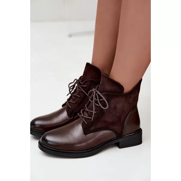  Damen-Stiefeletten BOTO 26BT02-590 KAFFEE 