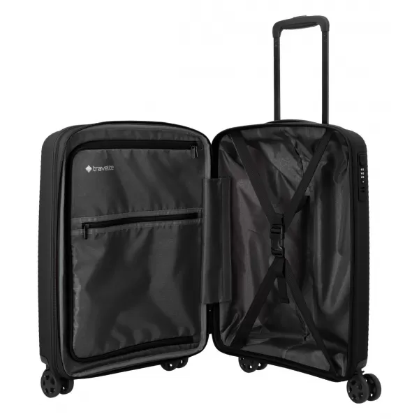  Koffer TRAVELITE AIR STRIPE 4W S EXP SCHWARZ 