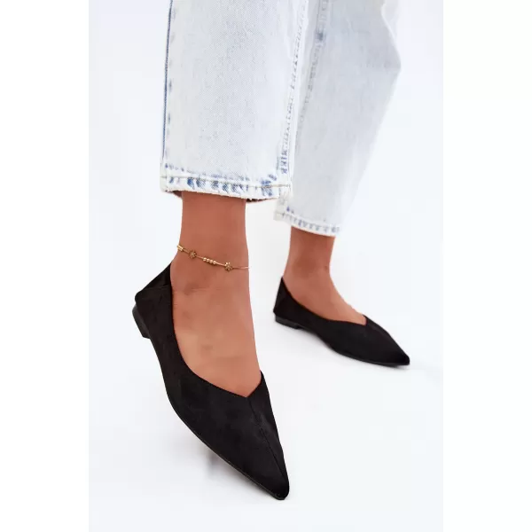  Ballerinas für Damen BOTO JH597 SCHWARZ 