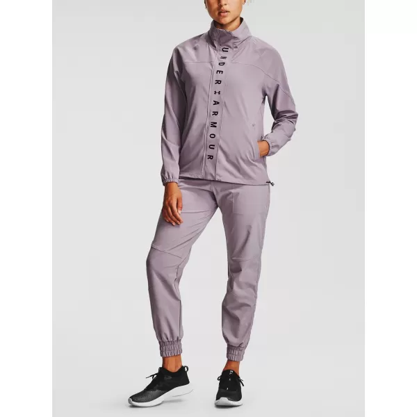  Damenjacke UNDER ARMOUR RECOVER WOVEN JACKET 1351928-585 LILA 
