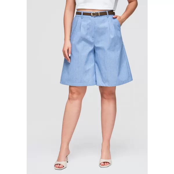  Damen-Shorts OMBRE OW-ST-E0016 BLAU 