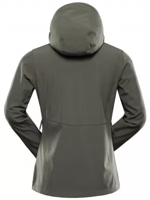Softshelljacke für Damen ALPINE PRO HOORA 2 GLÜHBASILIKUM