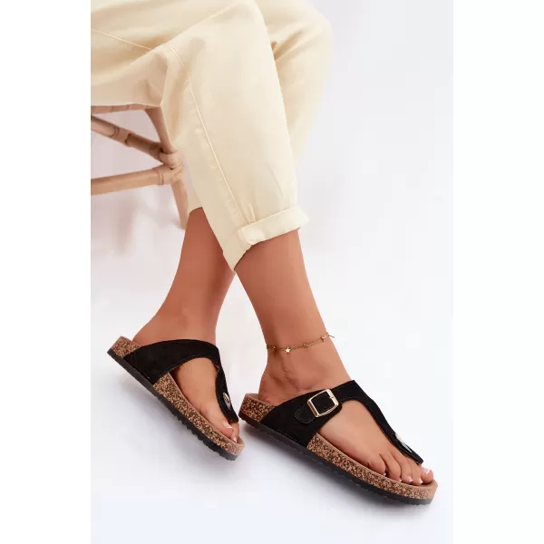 Damen-Flip-Flops BOTO 26SD21-101 SCHWARZ 