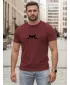 Herren-T-Shirt DSTREET NX5102R-BU BURGUND