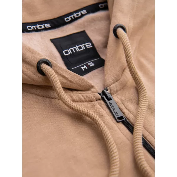  Herren-Sweatshirt OMBRE OM-SSZP-0256 SAND 