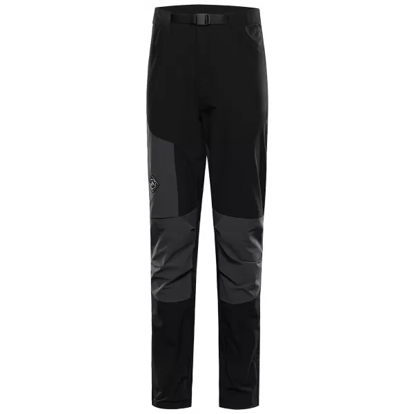  Softshellhose für Herren ALPINE PRO AKAN 3 SCHWARZ 