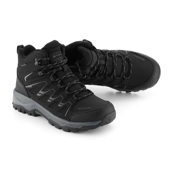  Outdoor-Stiefeletten ALPINE PRO ZARGE SCHWARZ 