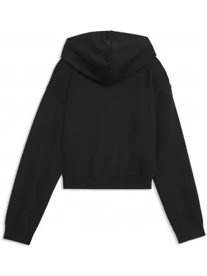 Kinder-Sweatshirt PUMA ESS 2 COLOR NO. 1 LOGO SHORT LENGTH HOOD 68607255 PUMA SCHWARZ/HELLLAVENDEL