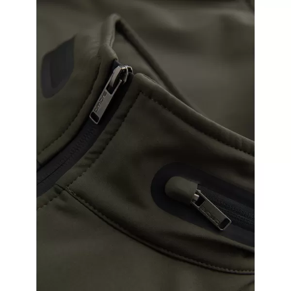  Kapuzenjacke für Herren OMBRE OM-JANP-0233 DUNKLES OLIV 